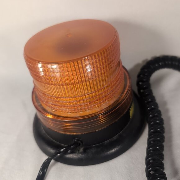 LED Strobe Light CAX45-LED E-330AM Amber Beacon Truck Magnetic Safety Ching Mars - Picture 4 of 12